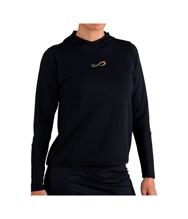 Sudadera Endless Breath Line Negro