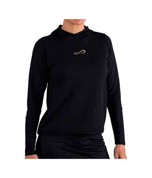 Sudadera Endless Breath Line Negro