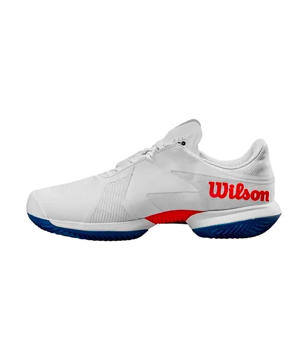 Padel Shoes Wilson Kaos Swift 1.5 Clay White/D V Blue/Wilson Red