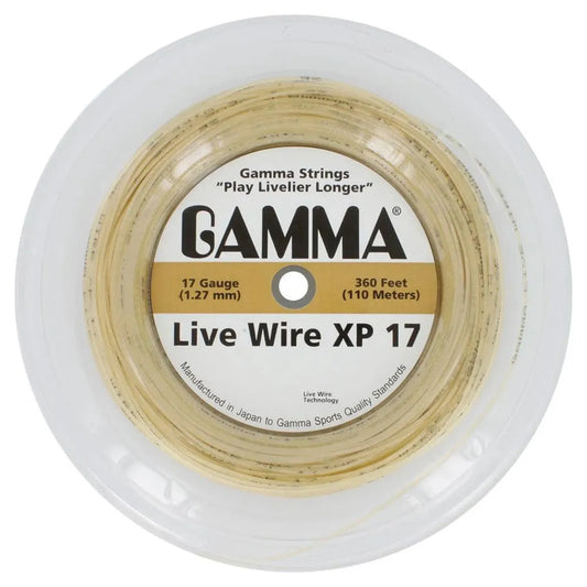 Live Wire XP 17G Tennis String Reel Natural-Strings-Gamma-43006-DEFAULT-L-Tennis Express