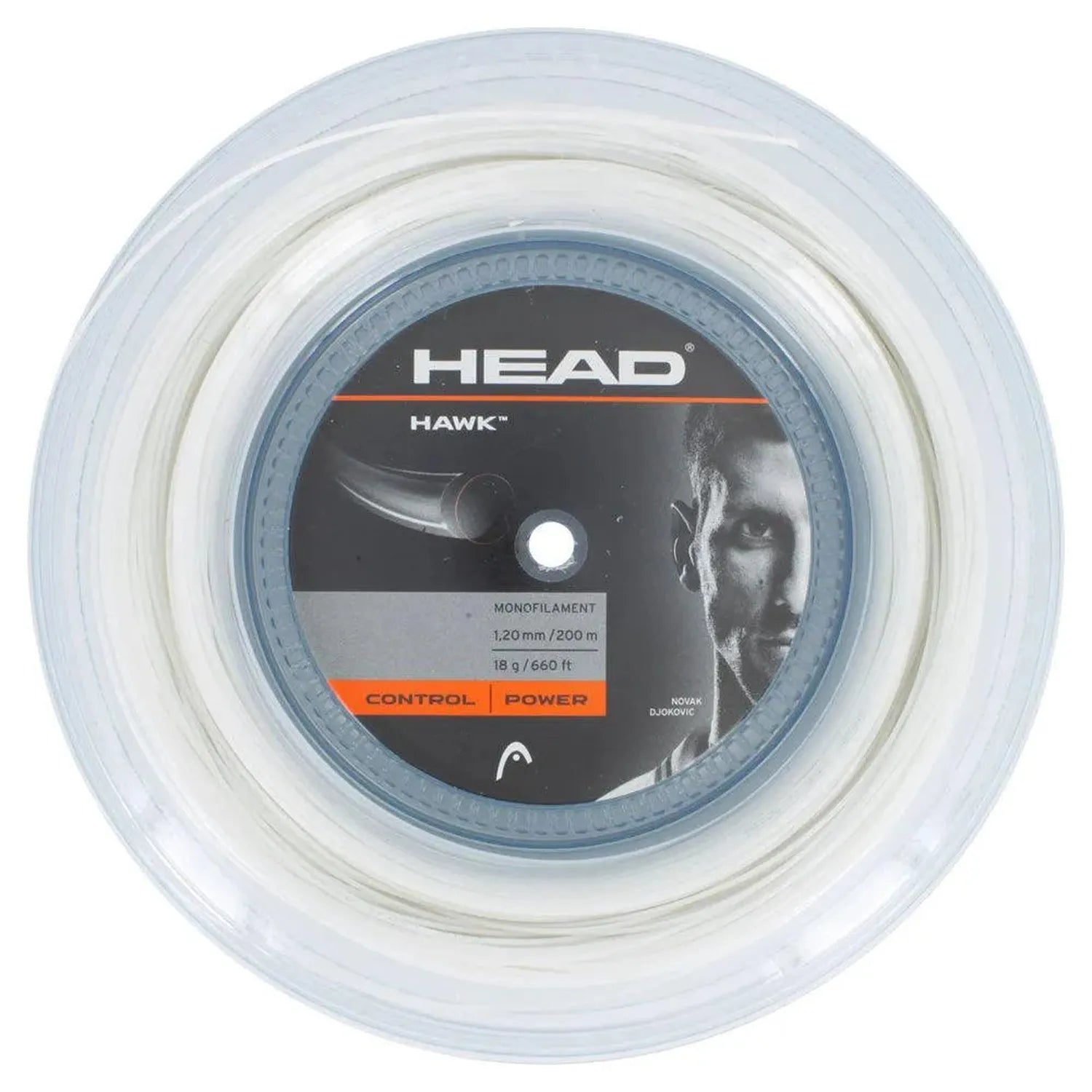Hawk 18G Tennis String Reel White-Strings-Head-43739-DEFAULT-L-Tennis Express
