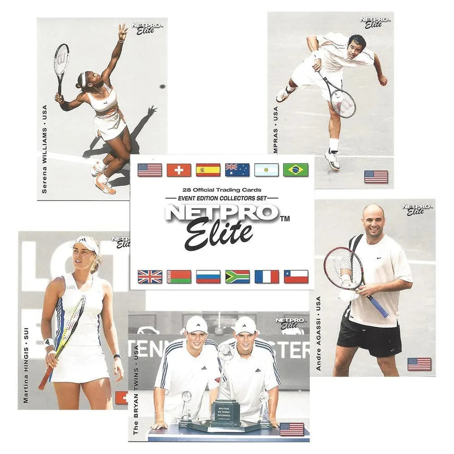 NETPRO Elite Event Edition Tennis Collector Card Set-Memorabilia-Netpro-4377-DEFAULT-L-Tennis Express