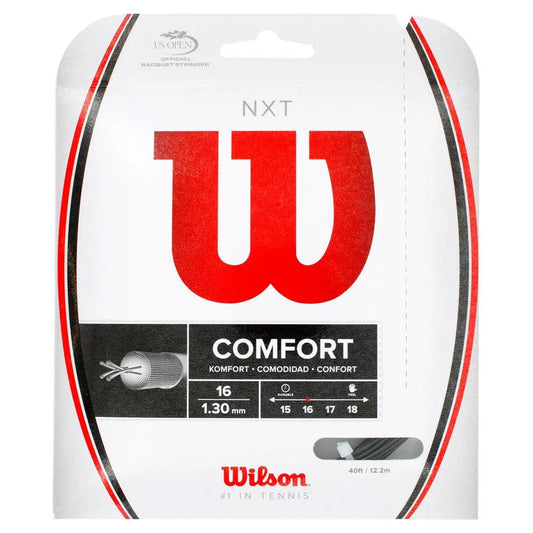 NXT Tennis String-Strings-Wilson-45448-BLACK-L-Tennis Express