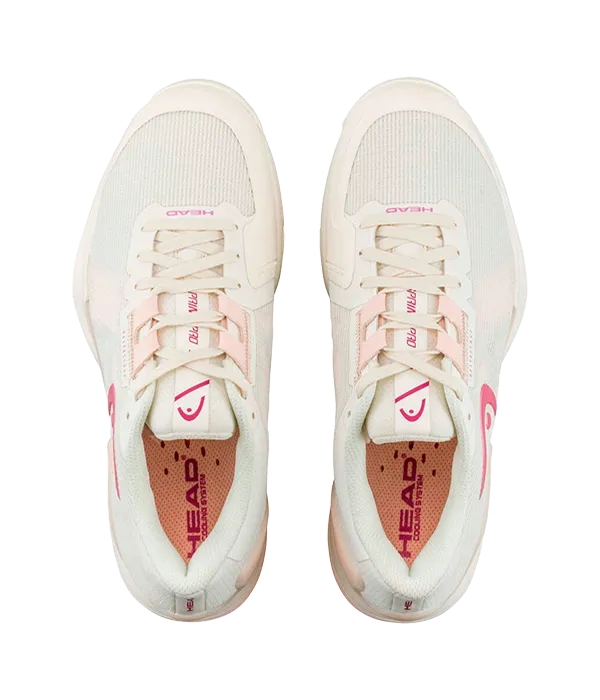 Padel Shoes HEAD Sprint Pro 3.5 Mujer Chalk White/Purple 2025