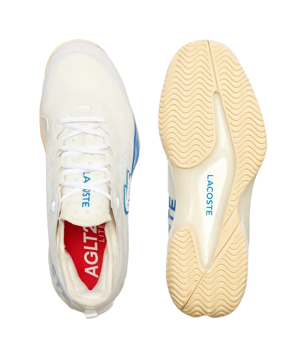 Padel Shoes Lacoste AGLT23 Lite CC Blanco/Azul
