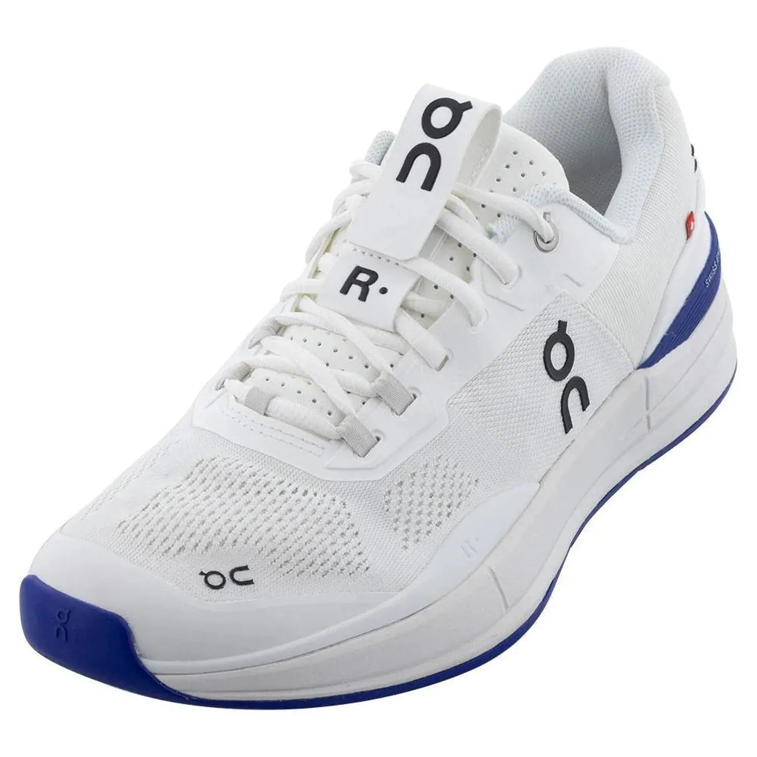 Men's Roger Pro Tennis Shoe White and Indigo-Footwear-On-48-98721-S23-Tennis Express