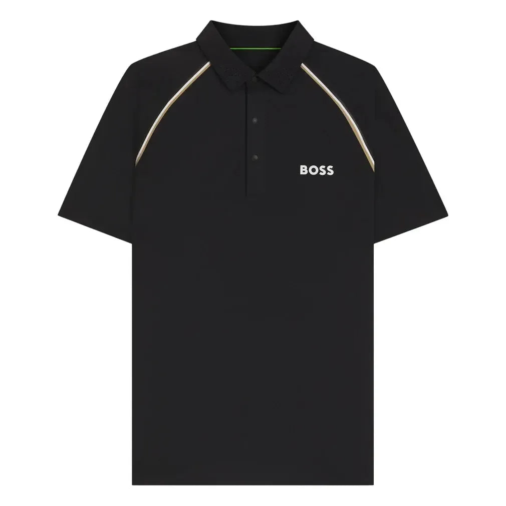 Men's Patteo TOC Tennis Polo Black-Apparel-Hugo Boss-50543333-001F25-3-Tennis Express