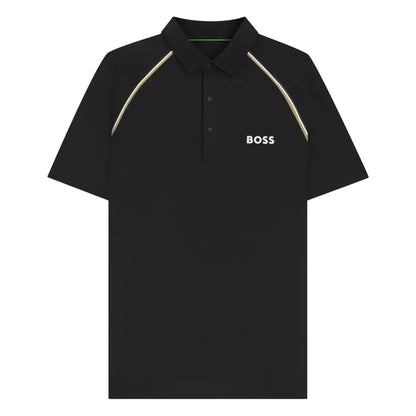 Men's Patteo TOC Tennis Polo Black-Apparel-Hugo Boss-50543333-001F25-3-Tennis Express