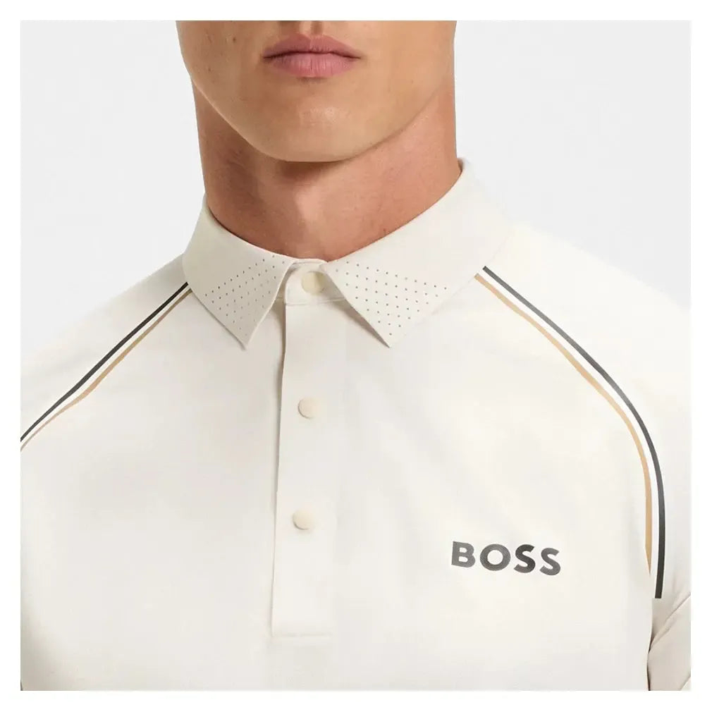 Men's Patteo TOC Tennis Polo Open White