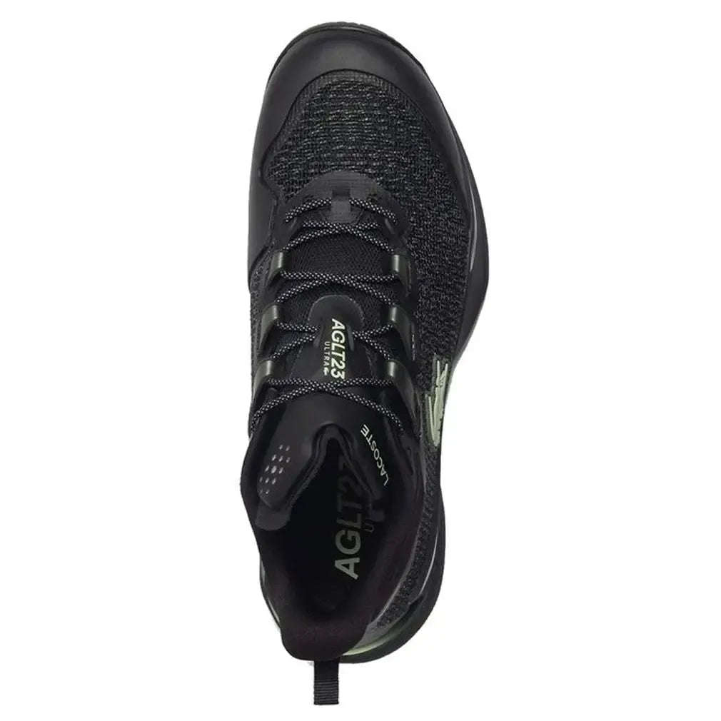 Men's Night AG-LT23 Ultra Tennis Shoes Black and Light Green