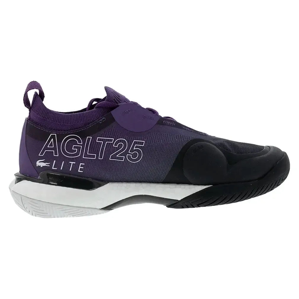 Men's AG-LT25 Lite Tennis Shoes Purple and Black