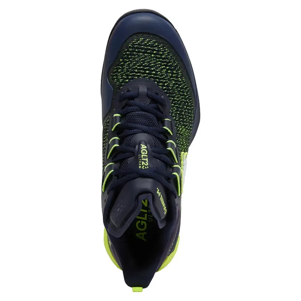 Men's Daniil Medvedev AG-LT23 Ultra Clay Tennis Shoes Navy and Yellow