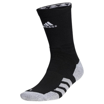 5-Star Team Traxion Crew Socks Black and White-Socks-Adidas-5153858-S22-1-Tennis Express