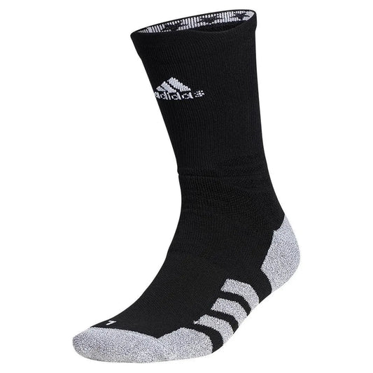 5-Star Team Traxion Crew Socks Black and White-Socks-Adidas-5153858-S22-1-Tennis Express