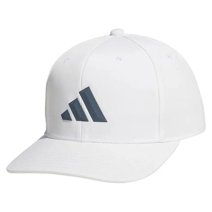 Men's 3-Bar Snapback 2.0 Hat White and Onyx Grey