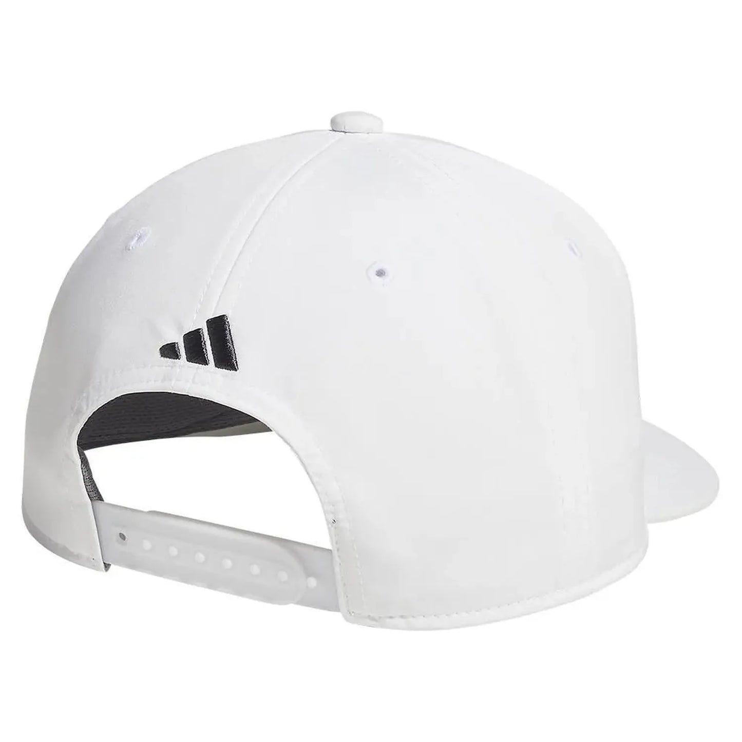 Men's 3-Bar Snapback 2.0 Hat White and Onyx Grey