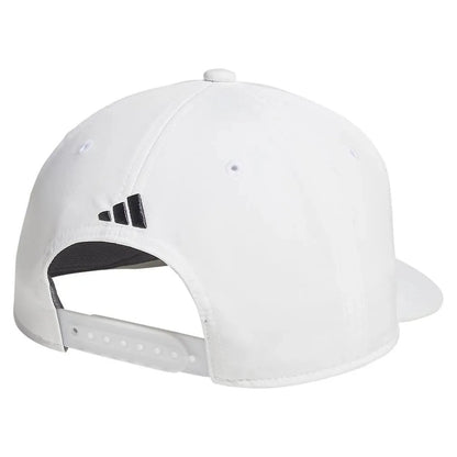Men's 3-Bar Snapback 2.0 Hat White and Onyx Grey