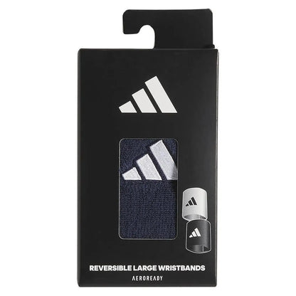 Interval Large Reversible 2.0 Wristband Collegiate Navy and White