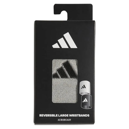 Interval Large Reversible 2.0 Wristband Black and Aluminum 2