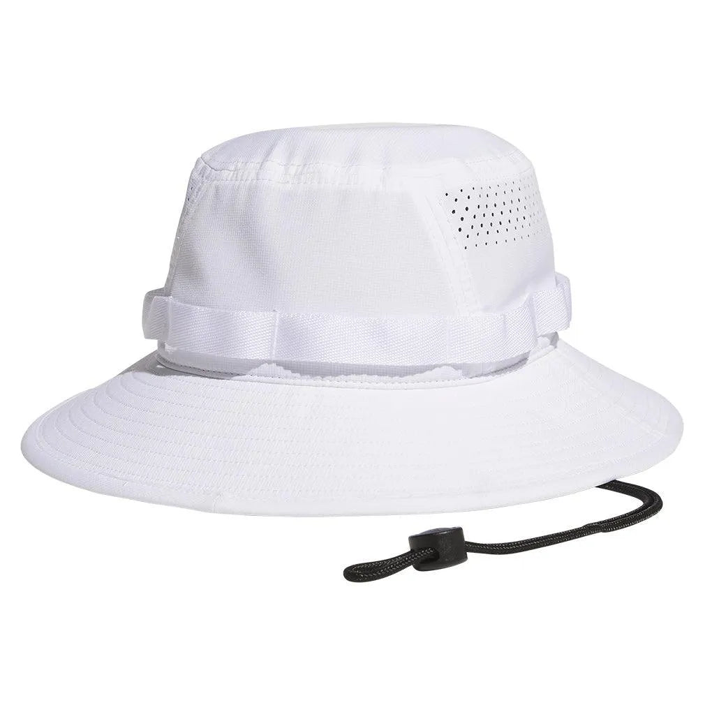 Men's Victory 5 Bucket Hat White and Black