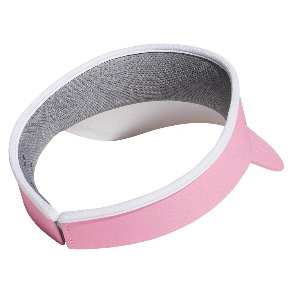 Women's Match 2 Tennis Visor Tropic Bloom and White