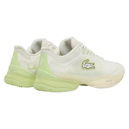 Men's AG-LT Ultra Tennis Shoes Off White and Light Green