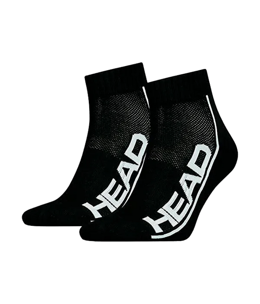 Socks HEAD Performance Quarter Negro (Pack x2)