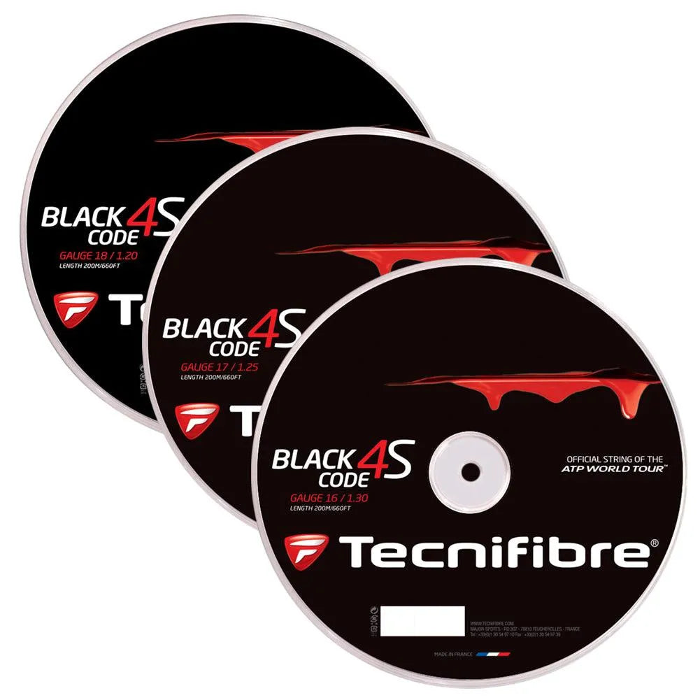 BLACK CODE 4S TENNIS STRING REEL