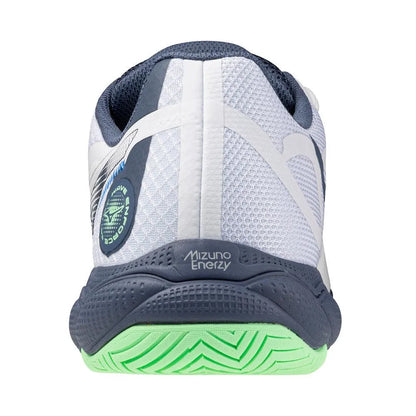 Men's Wave Enforce Court Tennis Shoes White and Vintage Indigo