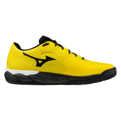 Men's Wave Enforce Court AC Tennis Shoes Vibrant Yellow and Black