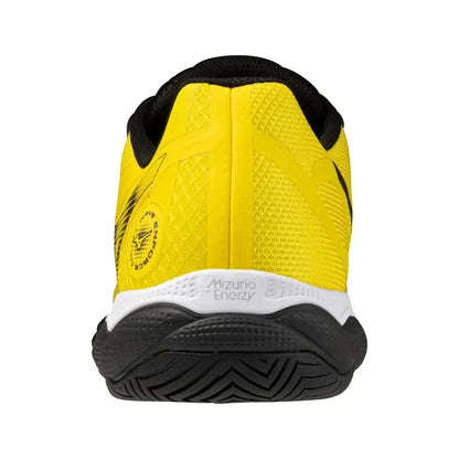 Men's Wave Enforce Court AC Tennis Shoes Vibrant Yellow and Black