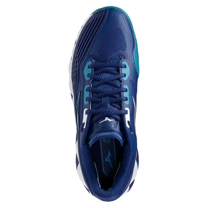 Men's Wave Enforce Tour 2 Tennis Shoes Bellwether Blue and White