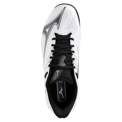 Men's Wave Exceed Court AC Tennis Shoes White and Black
