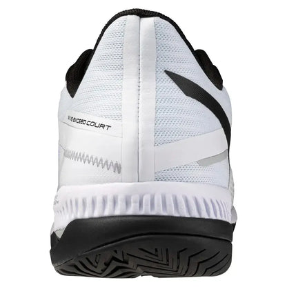 Men's Wave Exceed Court AC Tennis Shoes White and Black