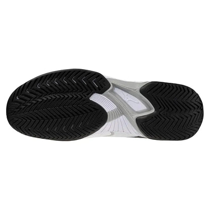 Men's Wave Exceed Court AC Tennis Shoes White and Black