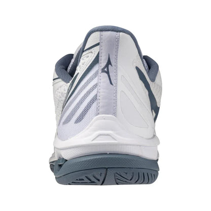 Men's Wave Exceed Tour 7 AC Tennis Shoes White and China Blue