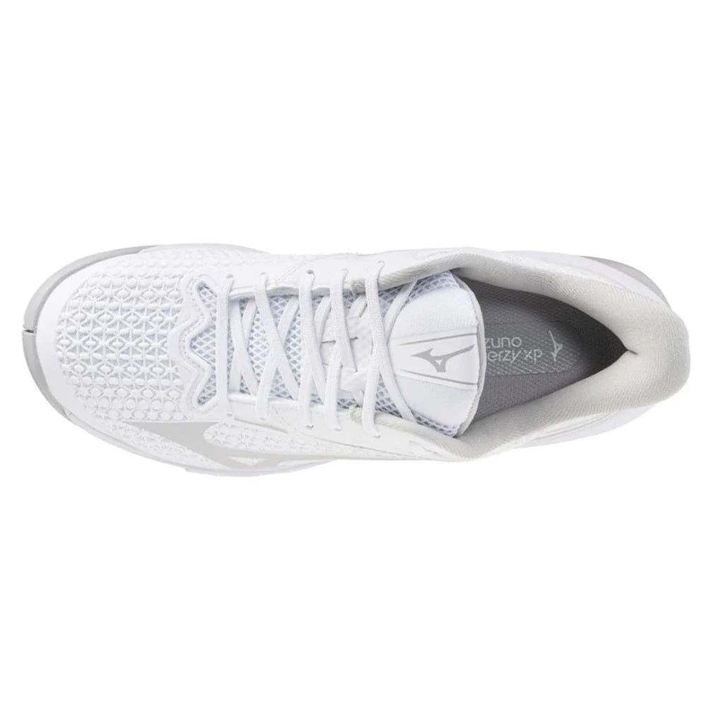 Women's Wave Exceed Tour 7 AC Tennis Shoes White and Harbor Mist
