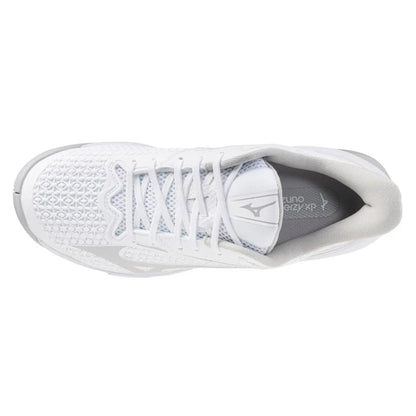 Women's Wave Exceed Tour 7 AC Tennis Shoes White and Harbor Mist