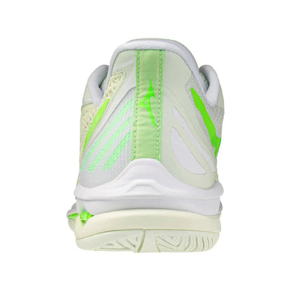 Women's Wave Exceed Tour 7 AC Tennis Shoes Phantom Green and Glowing Apple