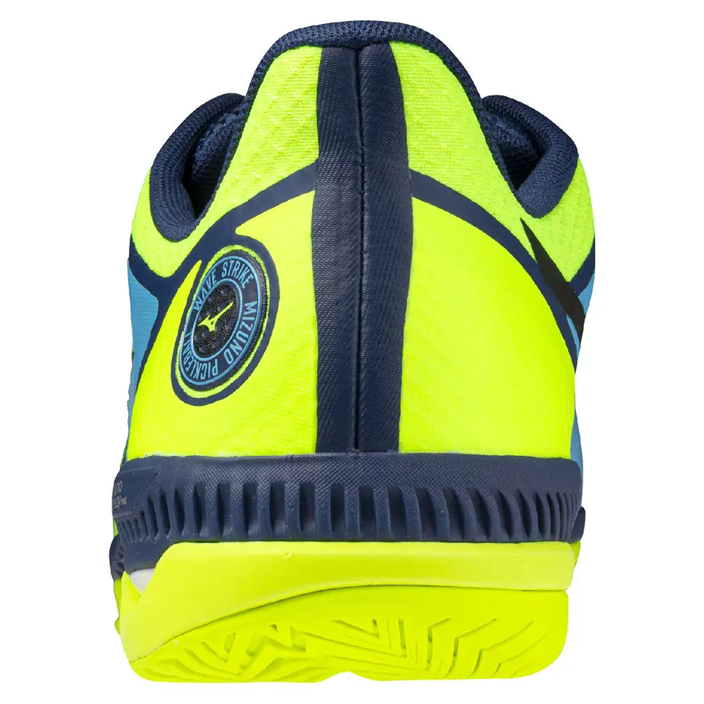 Men's Wave Strike AC Pickleball Shoes Jet Blue and Lightning Yellow