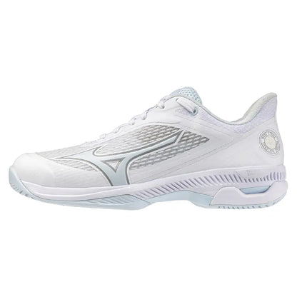 Women's Wave Strike AC Pickleball Shoes White and Ice Water