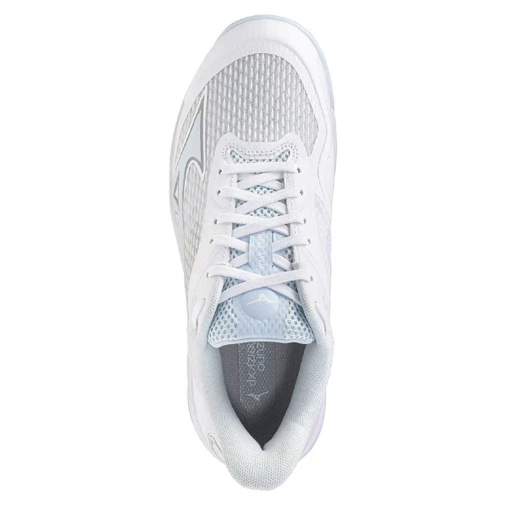 Women's Wave Strike AC Pickleball Shoes White and Ice Water