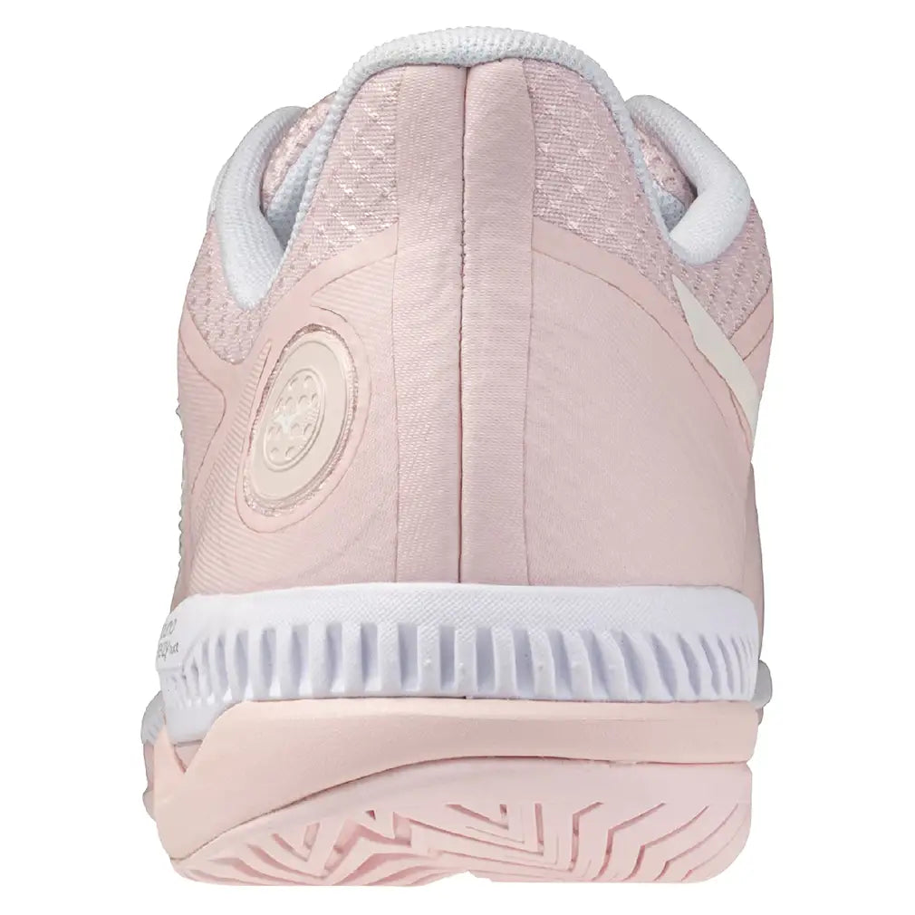 Women's Wave Strike AC Pickleball Shoes Petal Pink and White