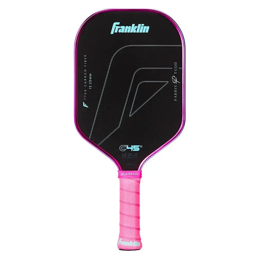Parris Todd C45 13.25mm Pickleball Paddle Hot Pink and Surf Blue
