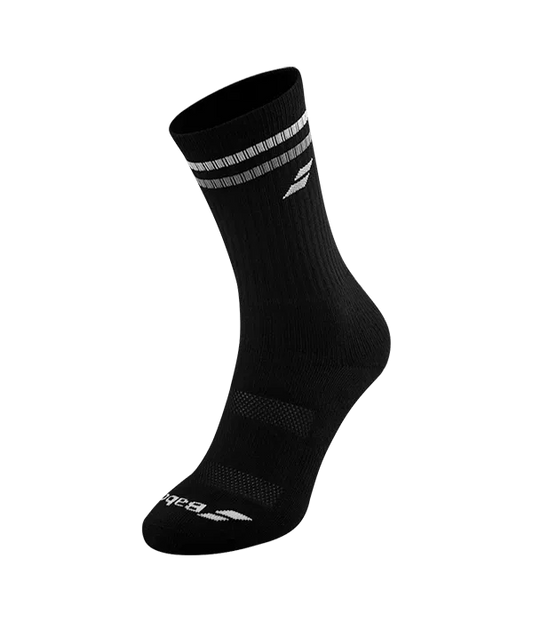 Socks Babolat Team Single Negro/White 2025