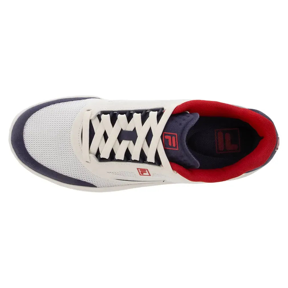 Women's FX-25 Tennis Shoes White and Navy