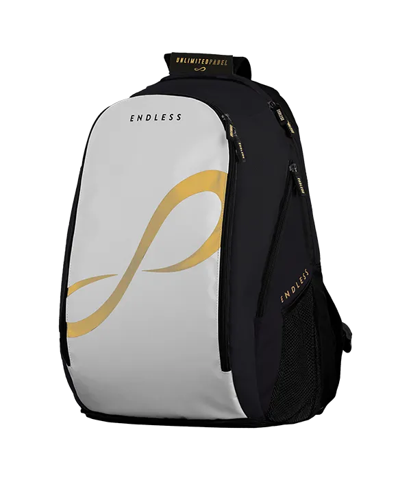 Backpack Endless Icon Blanco/Dorado