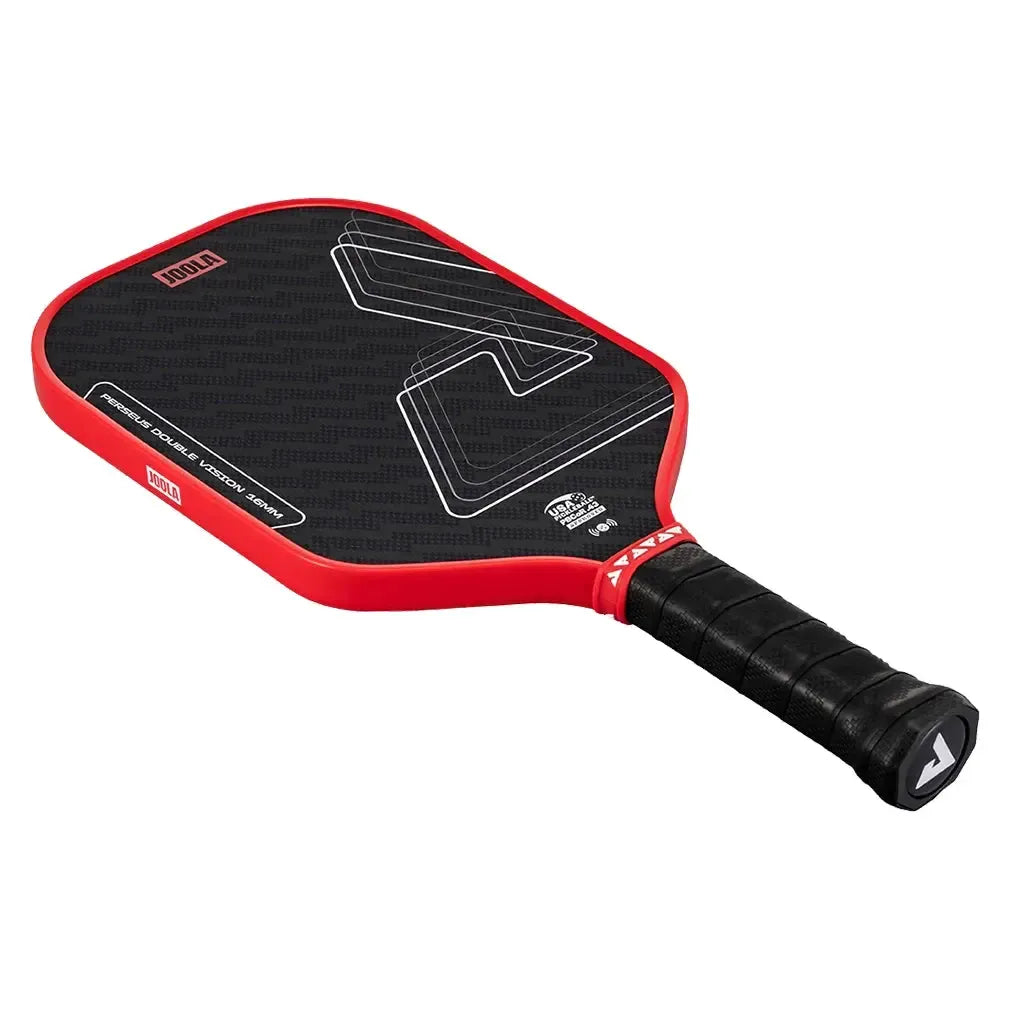 Perseus Double Vision 16mm Pickleball Paddle Orange Red