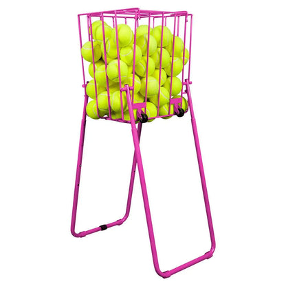 Elite 65 Tennis Ball Hopper-Court Equipment-Hop-a-razzi-60706-HOTTER_THAN_PINK-L-Tennis Express