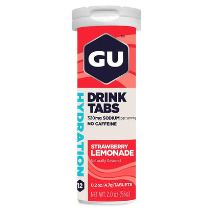 Hydration Drink Tabs Tube-Sports Medicine-Gu Energy Labs-62168-123143_STRWBRY_LMND-L-Tennis Express